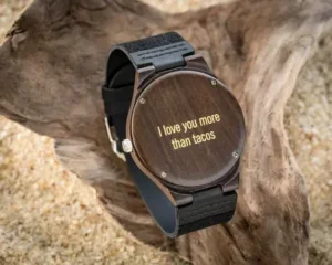 engraved couple watch